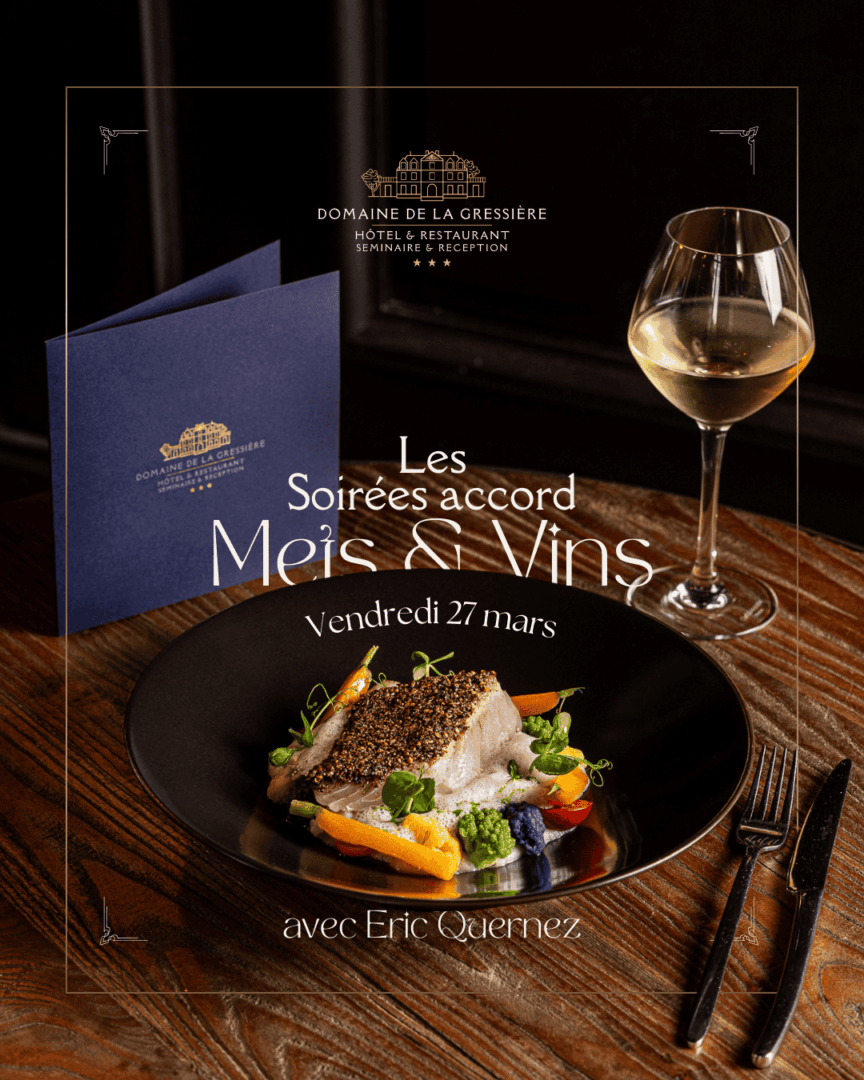 Soirée Accord Mets et Vins du 27 mars 2026
