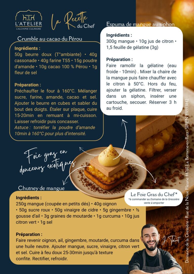 Foie gras à emporter Pornic