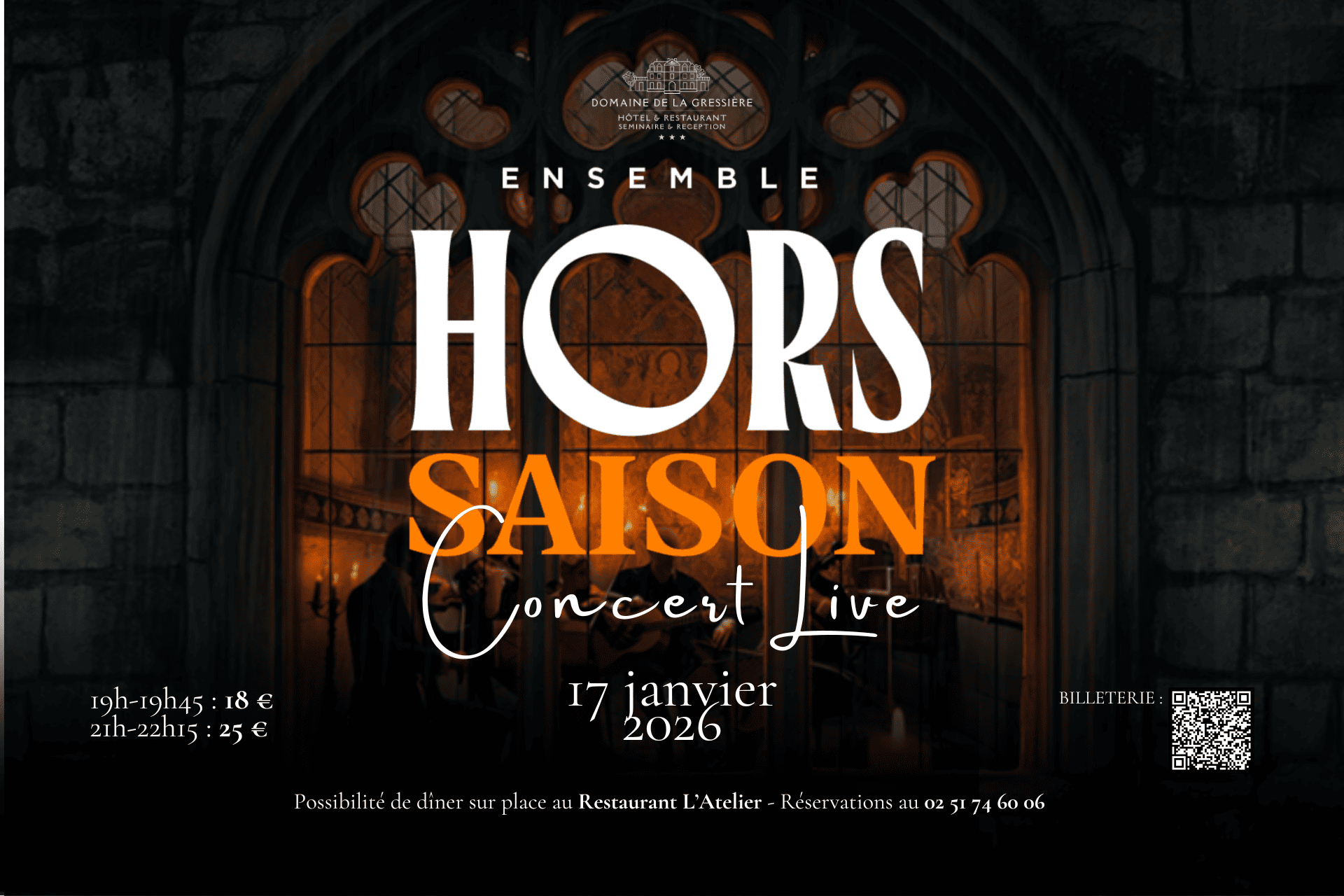 Visuel du concert Hors Saison